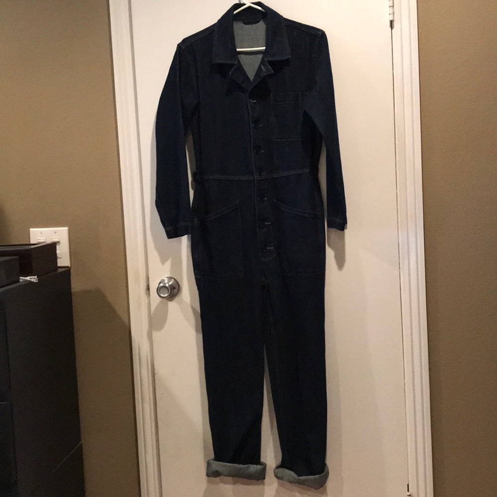 Denim jumpsuit / boiler suit